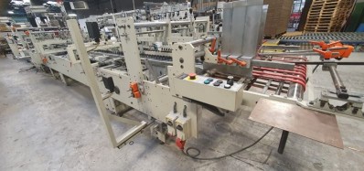 Carton gluer crashlock 4 & 6 corner cartons